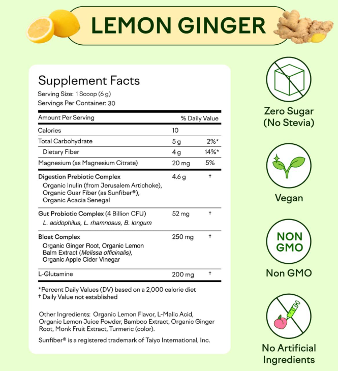 IntimaLife® Digestive Anti-bloating Fiber